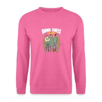 Bionic Knees Club Cyborg Knie Op Künstliches Knie - Unisex Pullover - Pink - Vorne