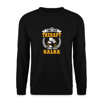 salsa - Sweat-shirt Unisexe - noir - Devant - Alina (178cm) & Michal (187cm)