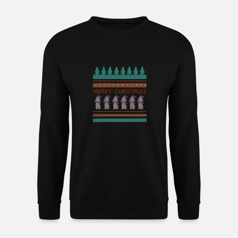 Weihnachts Shirt Geschenk Lustiges Shirt Winter - Unisex Pullover - Schwarz