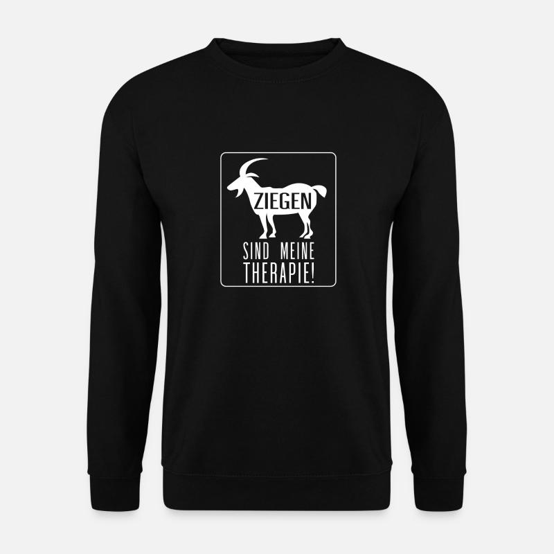Ziegen Ziegen - Unisex Pullover - Schwarz