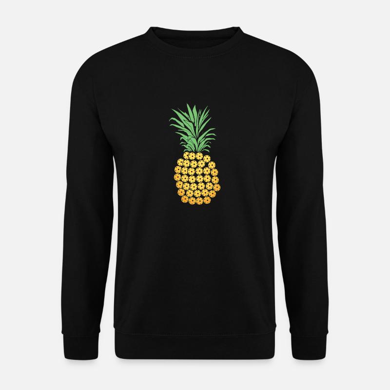 Pickeball Ananas Geschenk - Unisex Pullover - Schwarz
