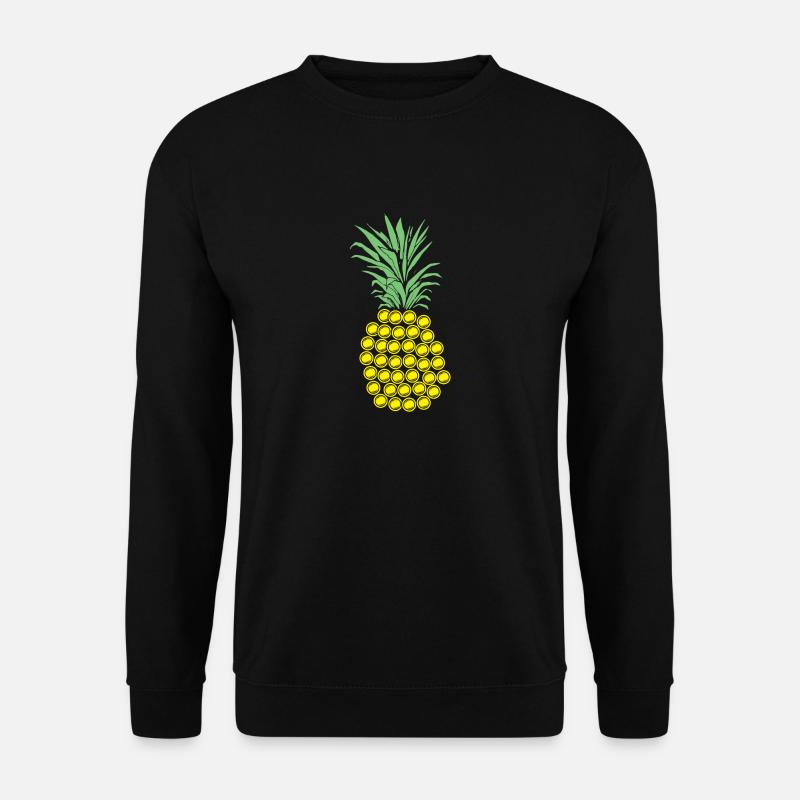 Disc Golf Ananas Geschenk - Unisex Pullover - Schwarz
