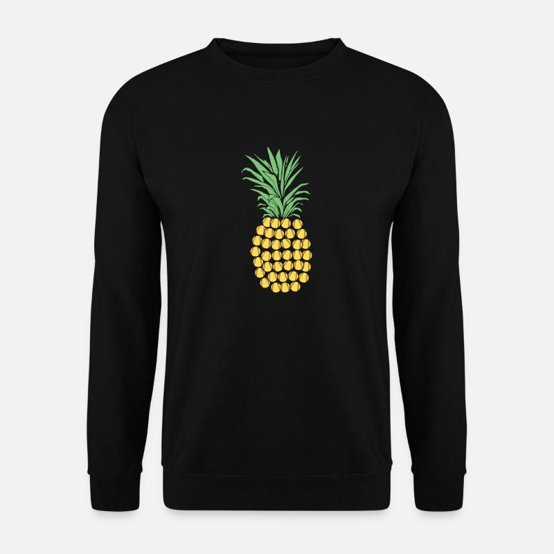 Softball-Ananas-Geschenk - Unisex Pullover - Schwarz