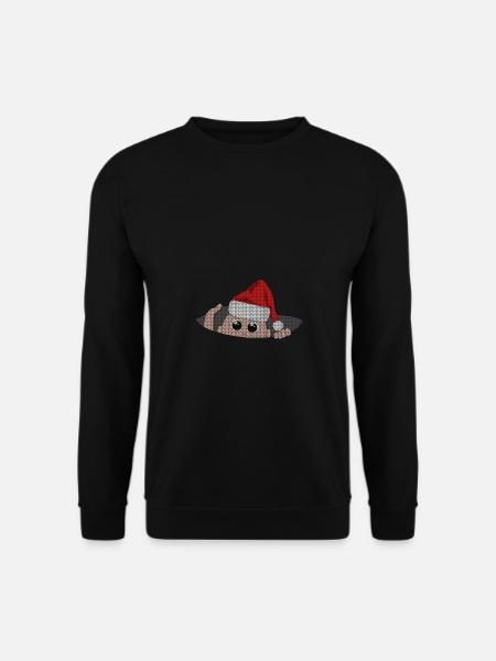 Baby Nikolaus Weihnachten Schwanger Mama Geschenk - Unisex Pullover - Schwarz