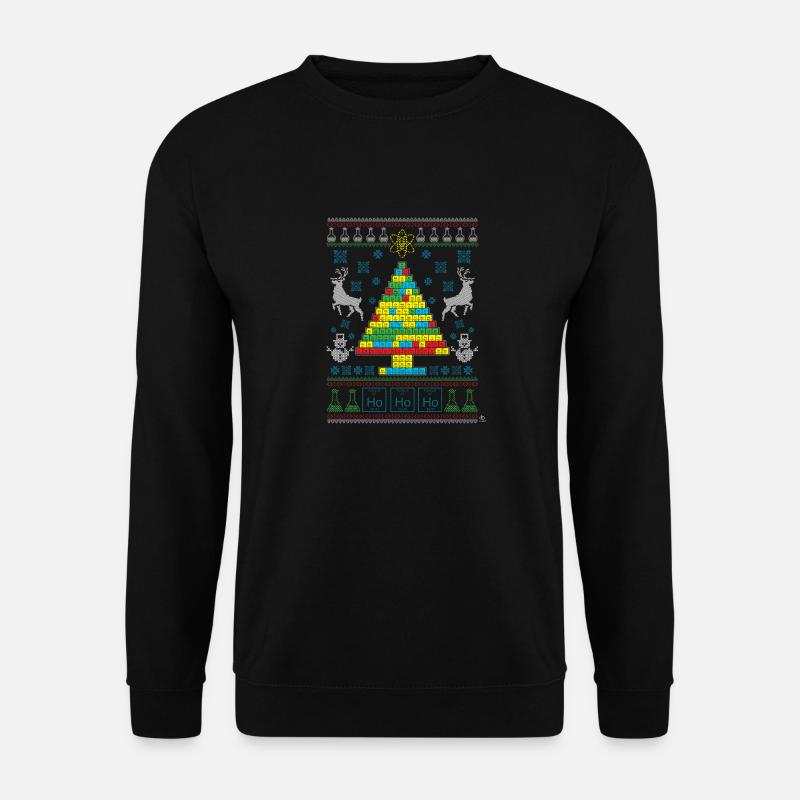 buntes chemistree Geschenk - Unisex Pullover - Schwarz