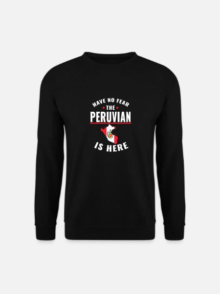 N'ayez pas peur que le Péruvien soit ici - Sweat-shirt Unisexe - noir