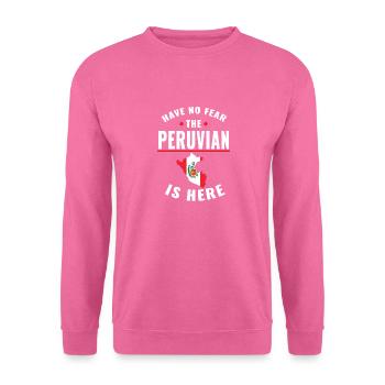 N'ayez pas peur que le Péruvien soit ici - Sweat-shirt Unisexe - rose - Devant