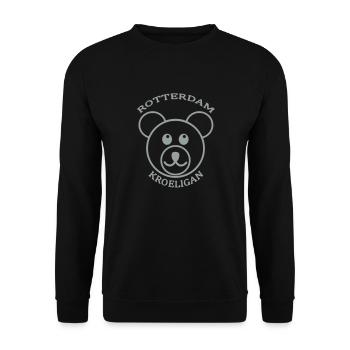 ROTTERDAM KROELIGAN - Sweat-shirt Unisexe - noir - Devant - Alina (178cm) & Michal (187cm)