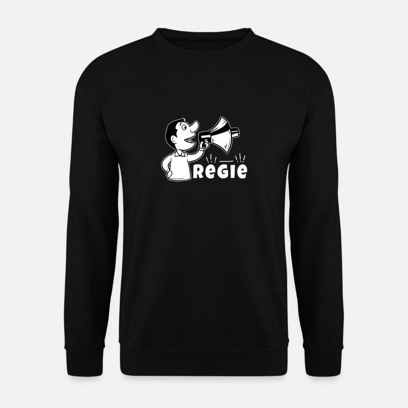 Lustiges Regie Regisseur Film Theater Geschenk - Unisex Pullover - Schwarz