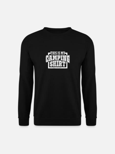 Camping - Unisex Pullover - Schwarz
