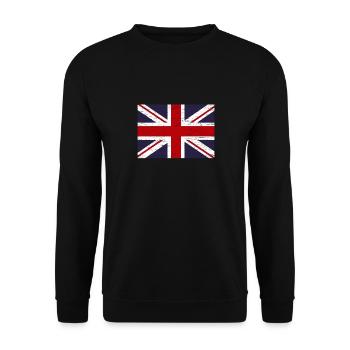 Drapeau, angleterre, angleterre, illustration - Sweat-shirt Unisexe - noir - Devant - Alina (178cm) & Michal (187cm)