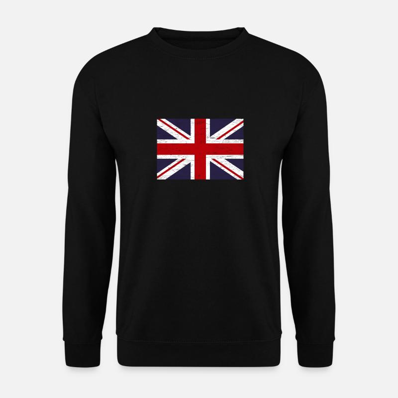 Flagge Großbritannien England Illustration - Unisex Pullover - Schwarz