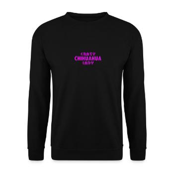 Dame chihuahua fou - Sweat-shirt Unisexe - noir - Devant - Alina (178cm) & Michal (187cm)