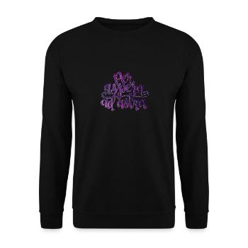 Per aspera ad astra latin rengaine costume cadeau - Sweat-shirt Unisexe - noir - Devant - Alina (178cm) & Michal (187cm)