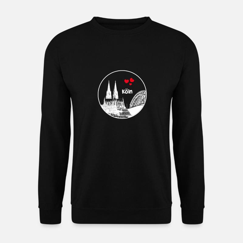 Kölner Dom - Unisex Pullover - Schwarz