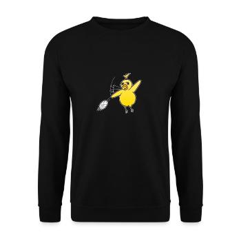Volley-ball poulet de poulet Sport Beach volley - Sweat-shirt Unisexe - noir - Devant - Alina (178cm) & Michal (187cm)