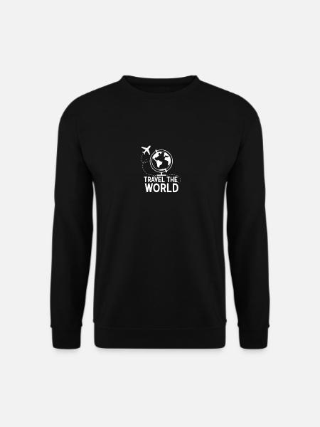 Travel The World Weltreise Urlaub Trip Abenteuer - Unisex Pullover - Schwarz
