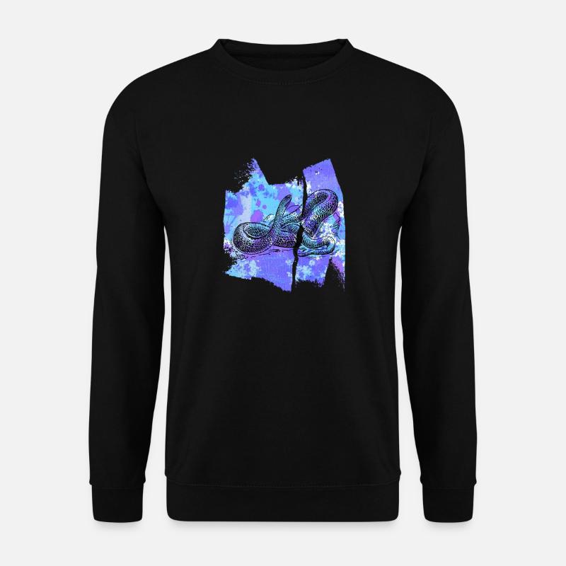 serpent serpent serpent python t-shirt - Sweat-shirt Unisexe - noir