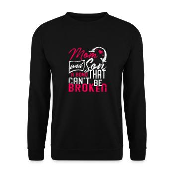 Mother's Day - Unisex Sweatshirt - black - Front - Alina (178cm) & Michal (187cm)