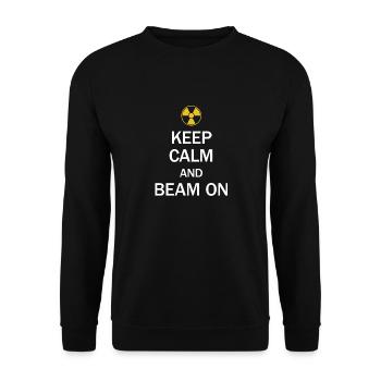 Un technicien en radiologie garde son calme et son énergie - Sweat-shirt Unisexe - noir - Devant - Alina (178cm) & Michal (187cm)