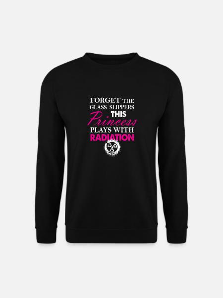 Lustige Radiologie-Tech-Prinzessin Radiation - Unisex Pullover - Schwarz