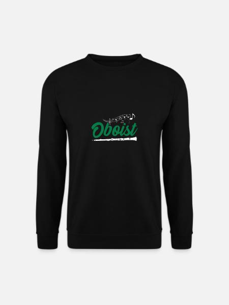Oboist Oboe Geschenk Musiker Orchester - Unisex Pullover - Schwarz