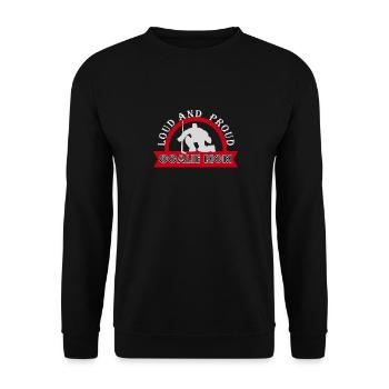 Les mamans de gardien de but de hockey sont fortes et fières - Sweat-shirt Unisexe - noir - Devant - Alina (178cm) & Michal (187cm)