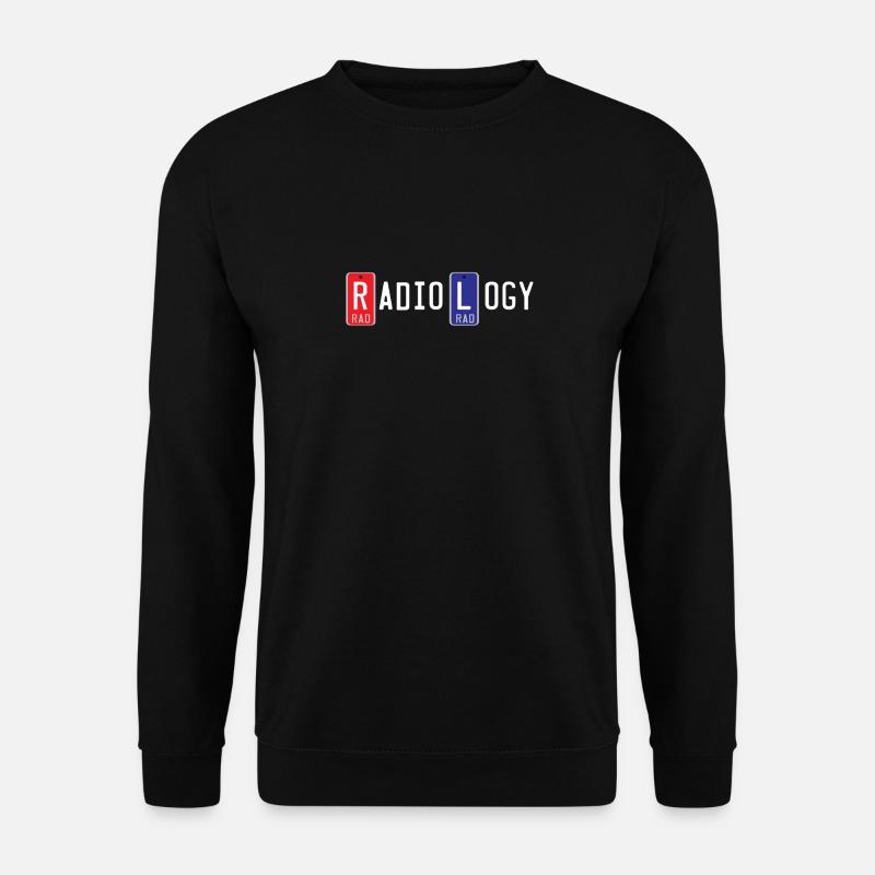 Radiologie Tech Rechts Links LED Markierungen Graduierung - Unisex Pullover - Schwarz