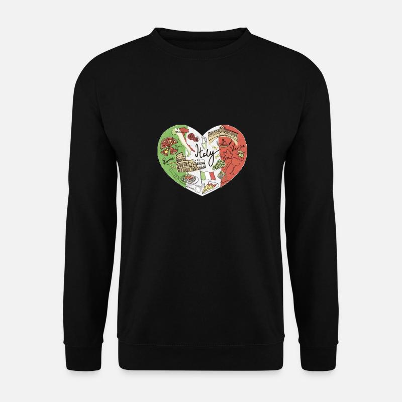 ITALIEN LIEBE - Unisex Pullover - Schwarz
