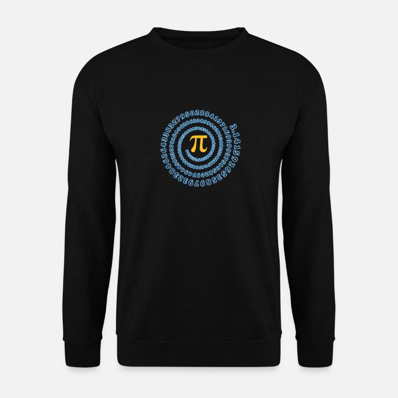 Pi Symbol Mathematik Geschenk - Unisex Pullover - Schwarz