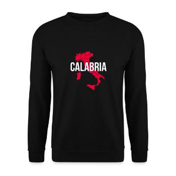 Kalabrien Italien Calabria Italia - Unisex Pullover - Schwarz - Vorne - Alina (178cm) & Michal (187cm)