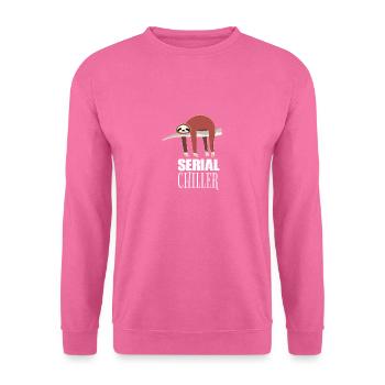 Serial Chiller Série Killer Série Killer Sloth - Sweat-shirt Unisexe - rose - Devant