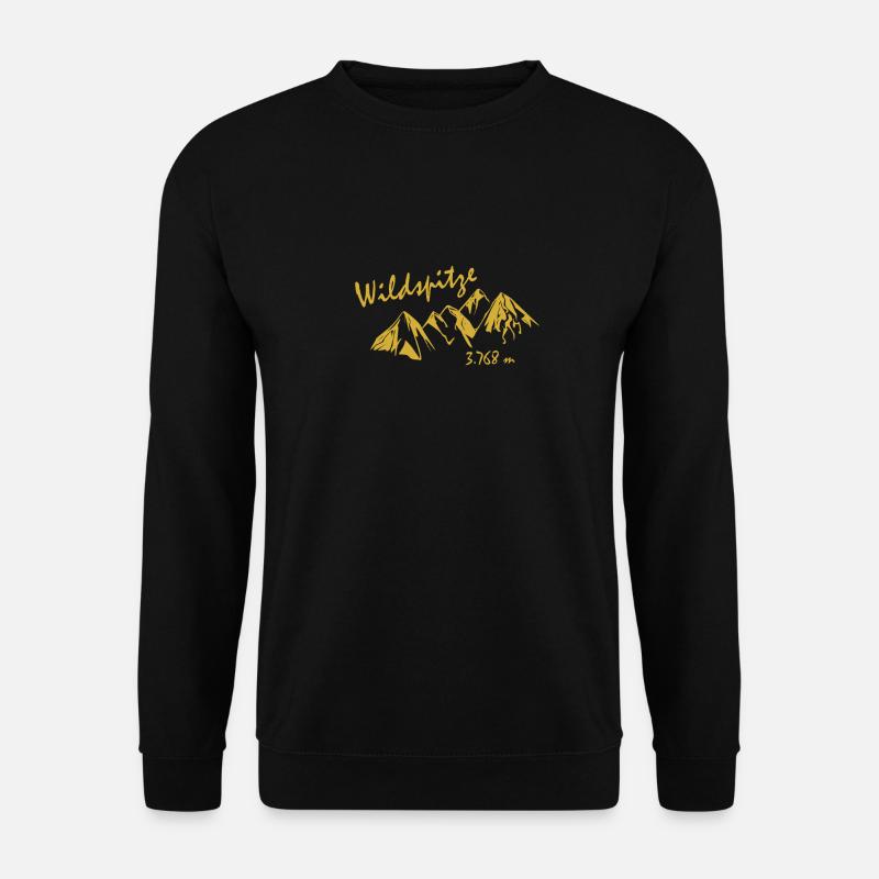 Wildspitze - Unisex Pullover - Schwarz