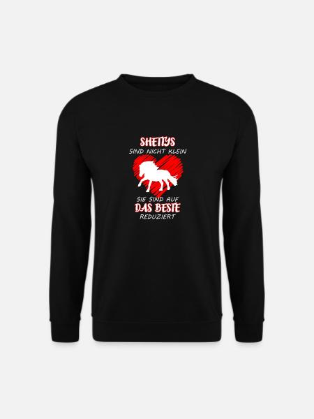 Shettys sind nicht klein - Unisex Pullover - Schwarz