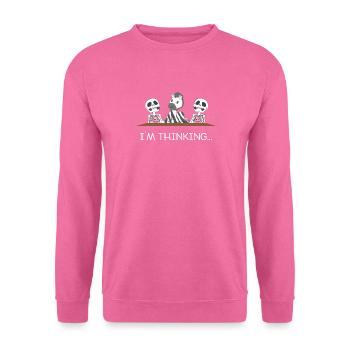 Zebra – Zebras – Zebra T-Shirt - Denker - Unisex Pullover - Pink - Vorne