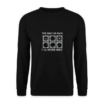 Pilote avion pilote planeur cadeau - Sweat-shirt Unisexe - noir - Devant - Alina (178cm) & Michal (187cm)