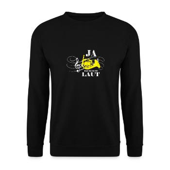 Cela doit être un look corné fort - Sweat-shirt Unisexe - noir - Devant - Alina (178cm) & Michal (187cm)
