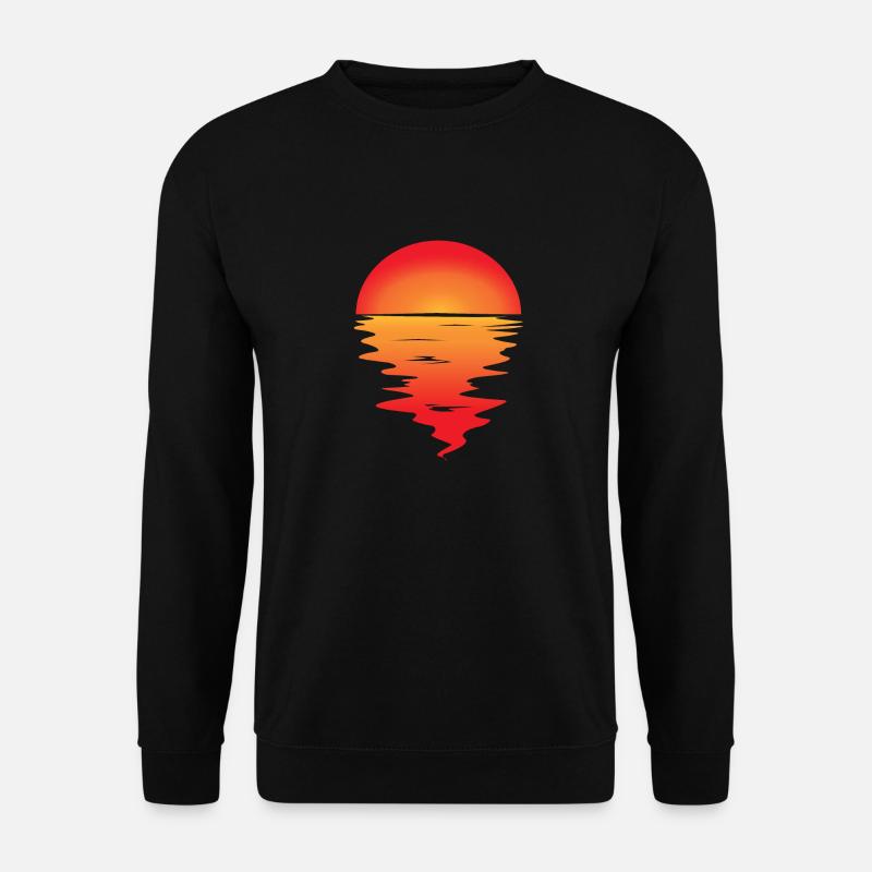 sunset - Unisex Pullover - Schwarz