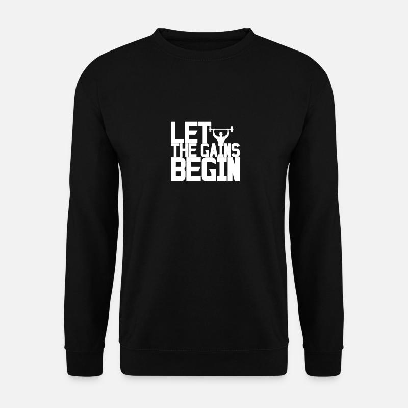 Fitnesstudio - Unisex Pullover - Schwarz