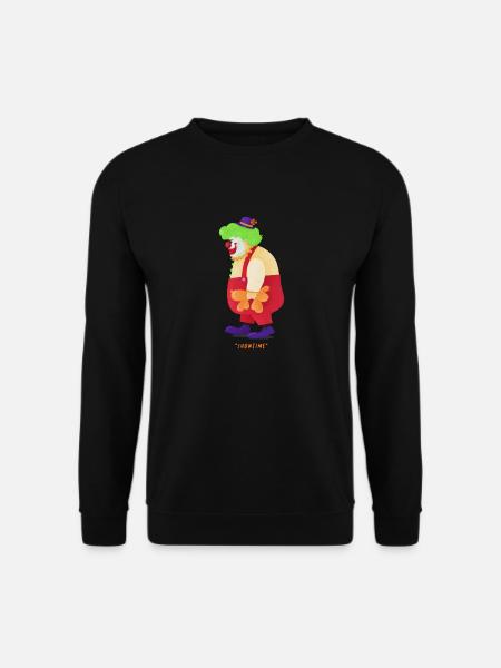 Karneval Fasching Clown Helau Alaaf Geschenk - Unisex Pullover - Schwarz