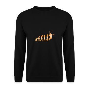Badminton - Unisex Pullover - Schwarz - Vorne - Alina (178cm) & Michal (187cm)