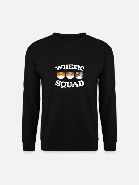 Meerschweinchen Haustier Tier Spruch Lustig süß - Unisex Pullover - Schwarz