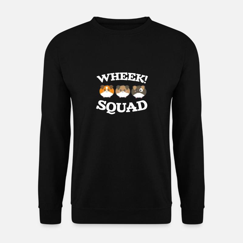 Meerschweinchen Haustier Tier Spruch Lustig süß - Unisex Pullover - Schwarz