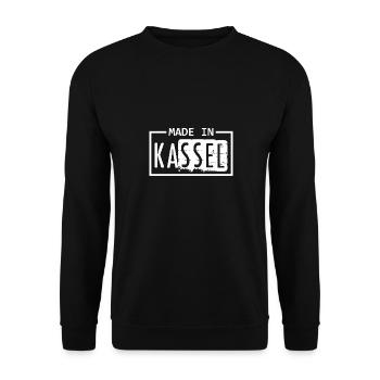 Kassel - Unisex Sweatshirt - black - Front - Alina (178cm) & Michal (187cm)