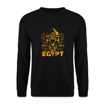 Ägypten - Unisex Pullover - Schwarz - Vorne - Alina (178cm) & Michal (187cm)