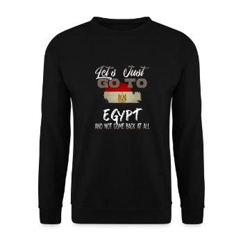 Ägypten - Unisex Pullover - Schwarz - Vorne - Alina (178cm) & Michal (187cm)