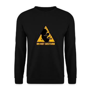 do not - Unisex Sweatshirt - black - Front - Alina (178cm) & Michal (187cm)