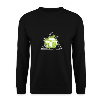 Batterie Percussion Percussion - Sweat-shirt Unisexe - noir - Devant - Alina (178cm) & Michal (187cm)