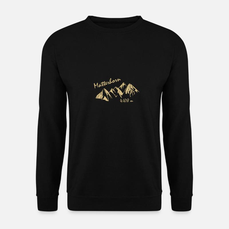 Matterhorn - Unisex Sweatshirt - black