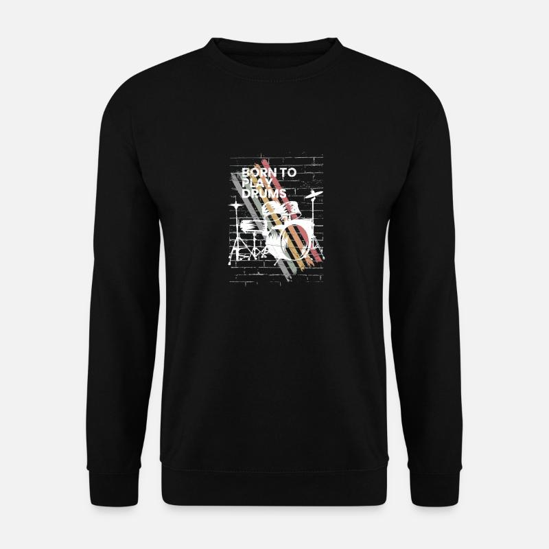 Drums Gift Drummer Percussion - Unisex Sweatshirt - black